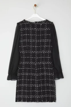 Vestido de tweed