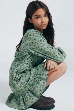 Vestido flores menina