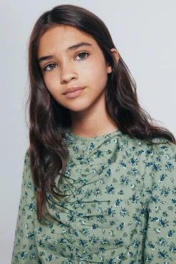 Vestido flores menina