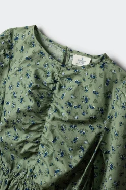 Vestido flores menina