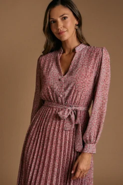 Vestido florido lilás