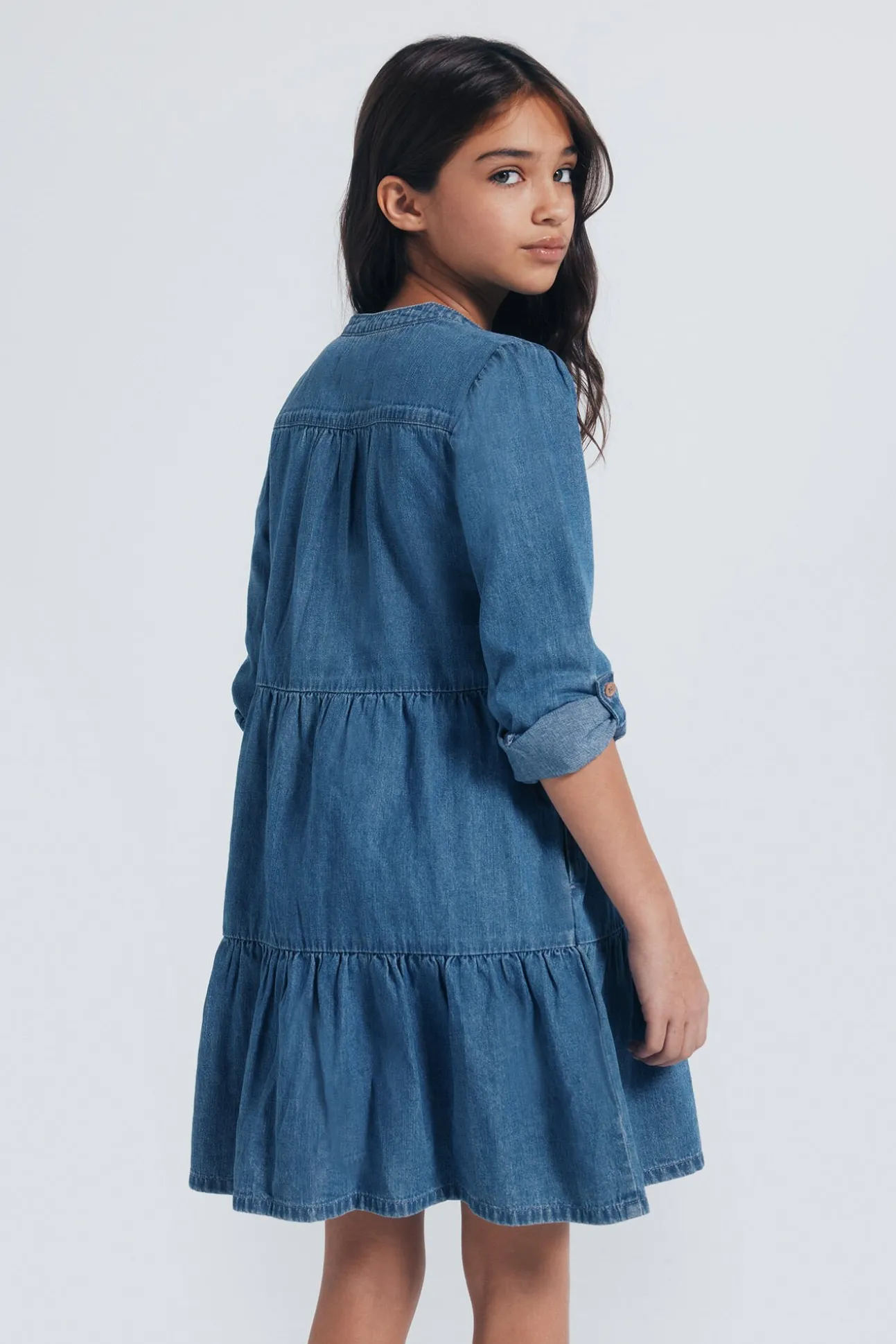 Vestido jeans para meninas