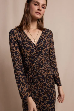 Vestido largo estampado