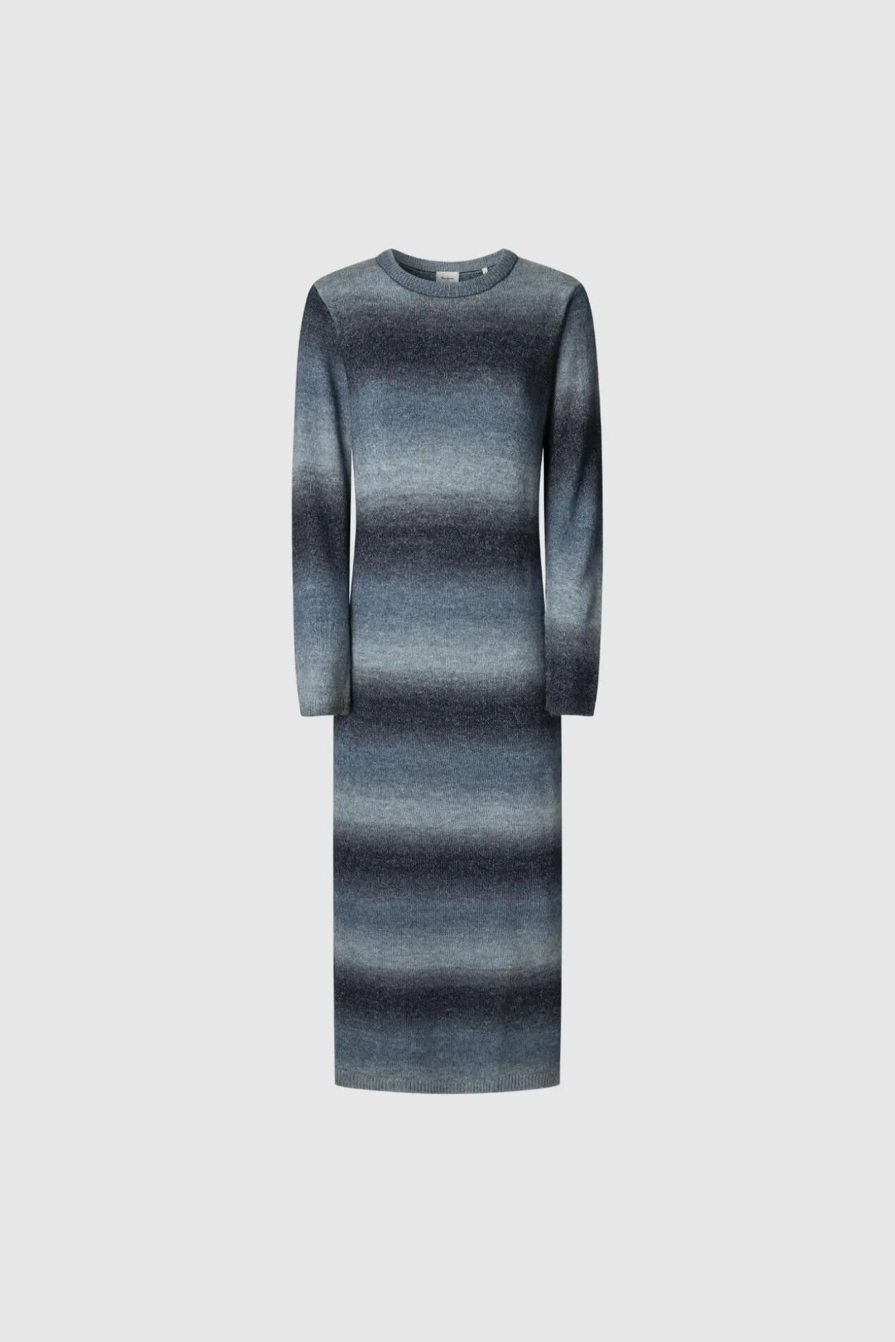 Vestido longo com efeito degradê