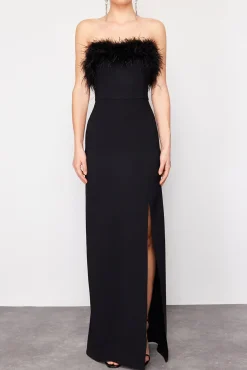 Vestido longo de honra até o chão