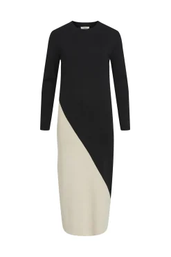 Vestido longo de malha