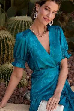 Vestido longo estampado