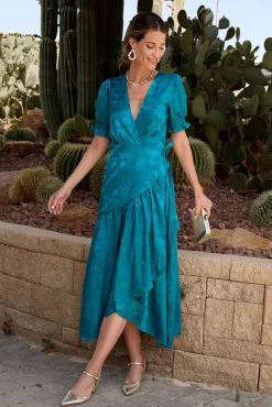 Vestido longo estampado