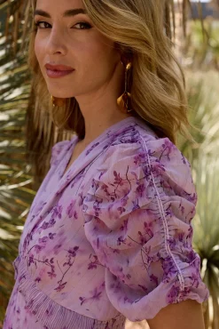 Vestido longo estampado