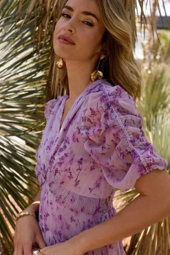 Vestido longo estampado