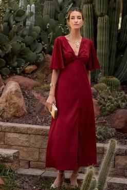 Vestido longo estampado