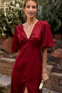 Vestido longo estampado