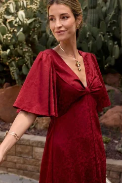 Vestido longo estampado