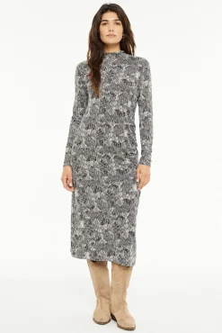 Vestido longo estampado
