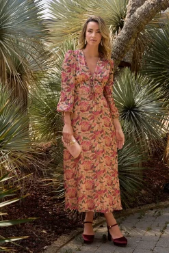 Vestido longo floral