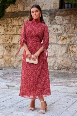 Vestido longo floral