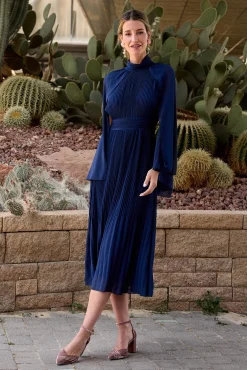 Vestido longo liso