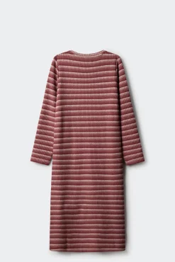 Vestido longo riscas para meninas