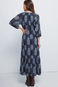 Vestido midi boho