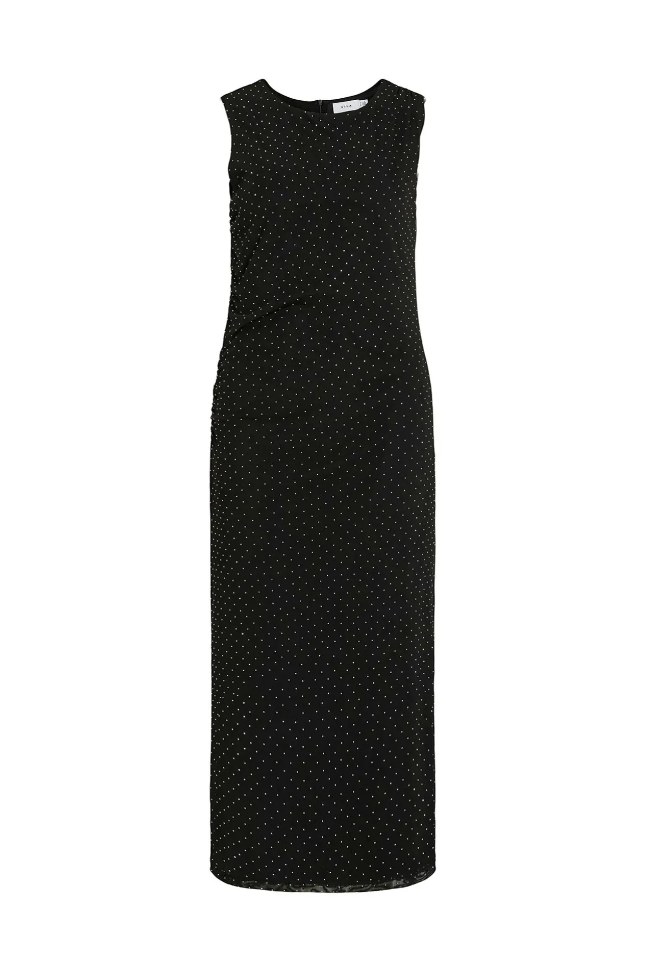 Vestido midi com glitter