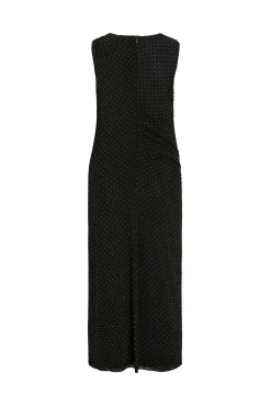 Vestido midi com glitter