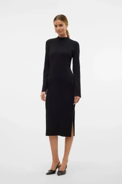 Vestido midi de malha