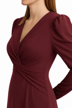 Vestido midi de malha