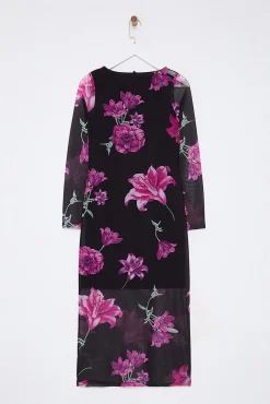 Vestido midi de tule