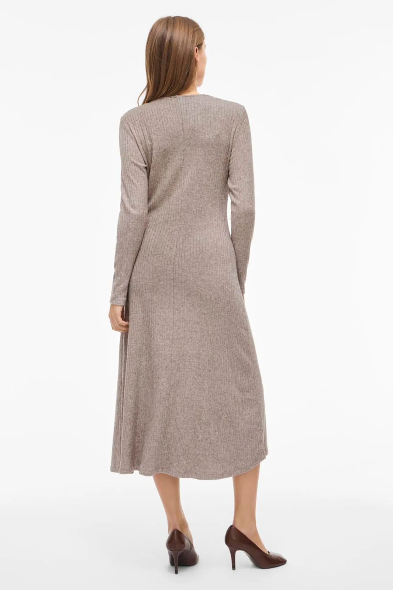 Vestido midi de viscose