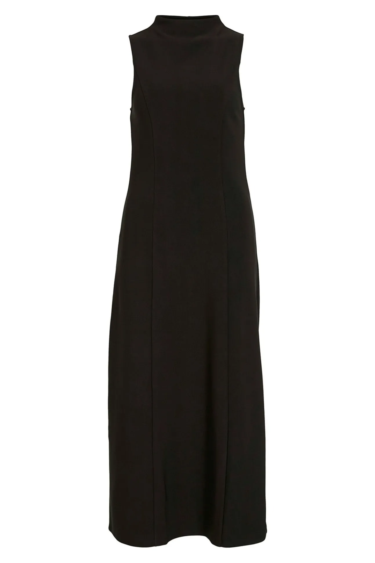 Vestido midi sem mangas