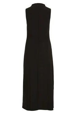 Vestido midi sem mangas