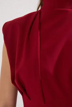 Vestido midi tubinho