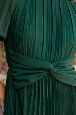 Vestido plissado Eulália
